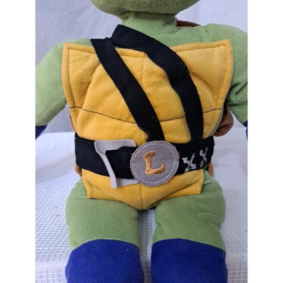2023 TMNT Mutant Mayhem Leonardo Plush 26" Kids Stuffed Animal Body Pillow - Picture 3 of 9